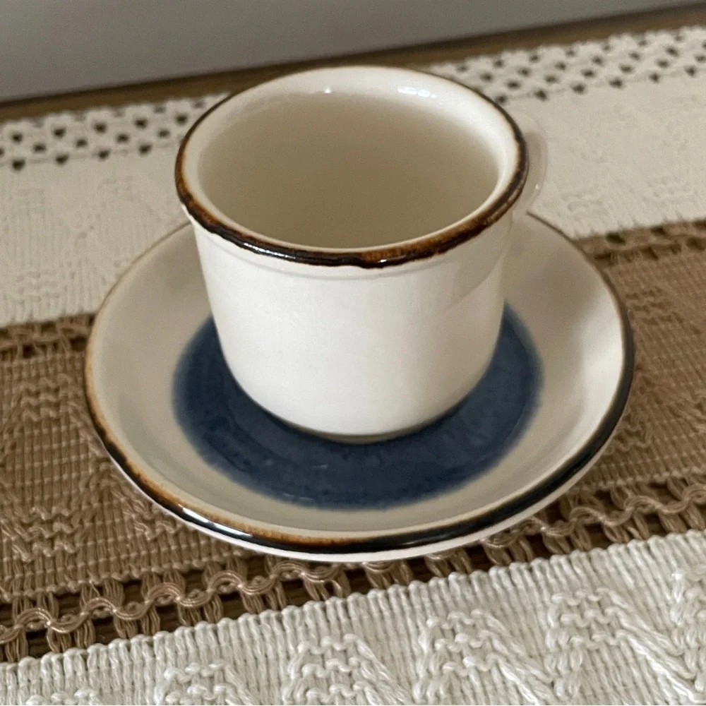 Vintage Ironstone Made In Ireland Kerry Creamer & Two Espresso and Saucer Sets